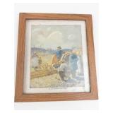 Framed Print the New Farming in the Old World