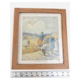 Framed Print the New Farming in the Old World