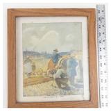 Framed Print the New Farming in the Old World