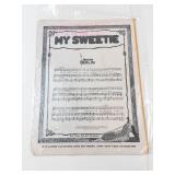 Vintage Sheet Music & Pictorial Review Ephemera Mixed Lot of 10