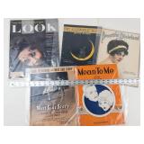 Vintage Sheet Music & LOOK Magazine Mixed Lot