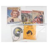Photoplay, Better Homes & Gardens & Sheet Music Mixed Lot