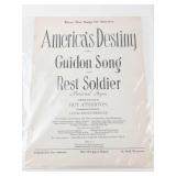 Vintage Sheet Music Assortment (Lot of 9)