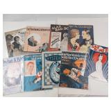 Vintage Sheet Music Collection (Lot of 9)