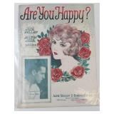 Vintage Sheet Music Songbook Group Lot