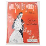 Vintage Sheet Music Songbook Group Lot