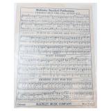 Vintage Sheet Music Songbook Group Lot