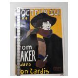 Vintage 1983 Doctor Who Tom Baker Poster