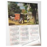 Vintage 1975 American Bank Wall Calendar