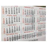 Vintage 1975 American Bank Wall Calendar