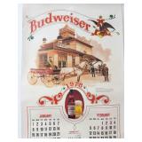 Vintage Budweiser 1978 Wall Calendar Poster