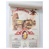 Vintage Budweiser 1978 Wall Calendar Poster