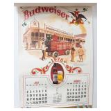 Vintage Budweiser 1978 Wall Calendar Poster