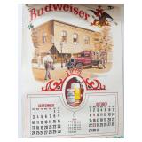Vintage Budweiser 1978 Wall Calendar Poster