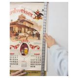 Vintage Budweiser 1978 Wall Calendar Poster