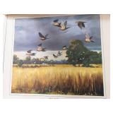 Vintage 1952 Velsicol Corporation Game Birds Calendar