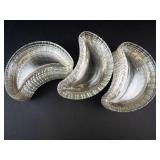 Fostoria Crescent Moon Berry Fold Plates (Lot of 26)
