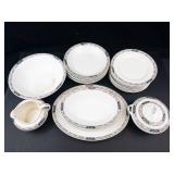 Floral Bone China Dinnerware Set