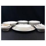 Floral Bone China Dinnerware Set