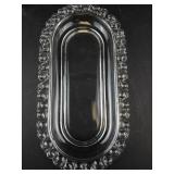 Clear Pressed Glass Serving Bowl Set
