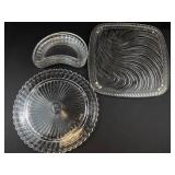 Clear Glass Serving Dishes 6 Pieces