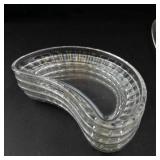 Clear Glass Serving Dishes 6 Pieces