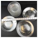 Clear Glass Bowls & Plates Mixed Lot