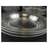 Clear Glass Bowls & Plates Mixed Lot