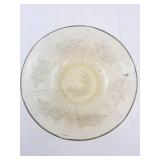 Vintage Federal Glass Madrid Amber Depression Glass 8-Piece Set