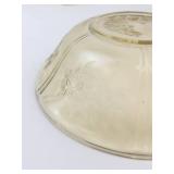 Vintage Federal Glass Madrid Amber Depression Glass 8-Piece Set