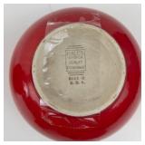 Vintage Hall Pottery Red & White Kitchen Set (Lot of 5)