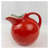 Vintage Hall Pottery Red & White Kitchen Set (Lot of 5)