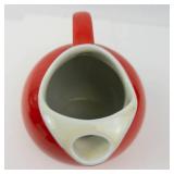 Vintage Hall Pottery Red & White Kitchen Set (Lot of 5)