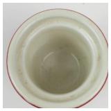 Vintage Hall Pottery Red & White Kitchen Set (Lot of 5)