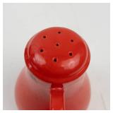 Vintage Hall Pottery Red & White Kitchen Set (Lot of 5)