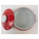 Vintage Halls Superior Kitchenware 8 Casserole Pot With Lid