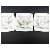 Florens Italian Ceramics Plates, Pitcher & Candle Holder Mixed Lot
