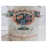 Rival Crock-Pot Garden of Good Things Stoneware Slow Cooker