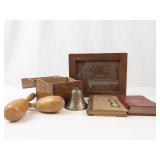 Vintage Miniature Books & Wooden Box Mixed Lot