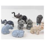 Miniature Ceramic Elephant Figurines (Lot of 11)