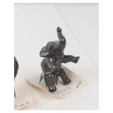 Miniature Ceramic Elephant Figurines (Lot of 11)