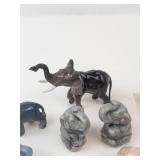 Miniature Ceramic Elephant Figurines (Lot of 11)