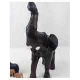Carved Elephant Figurine Assortment