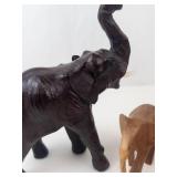 Carved Elephant Figurine Assortment