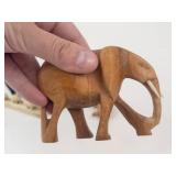 Carved Elephant Figurine Assortment
