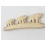 Carved Elephant Figurine Assortment