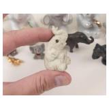 Elephant Figurine Mixed Lot of 16
