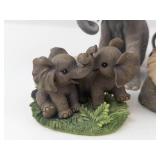 Porcelain Elephant Figurines Mixed Lot (Lot of 7)