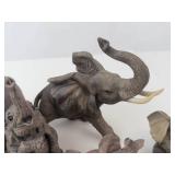 Porcelain Elephant Figurines Mixed Lot (Lot of 7)