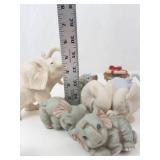 Elephant Figurine Set (Lot of 8)